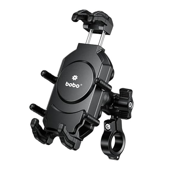 BOBO BM17H (or BM17M) PRO Handlebar (or Mirror) Anti-Vibration Bike / Cycle Phone Holder Motorcycle Mobile Mount