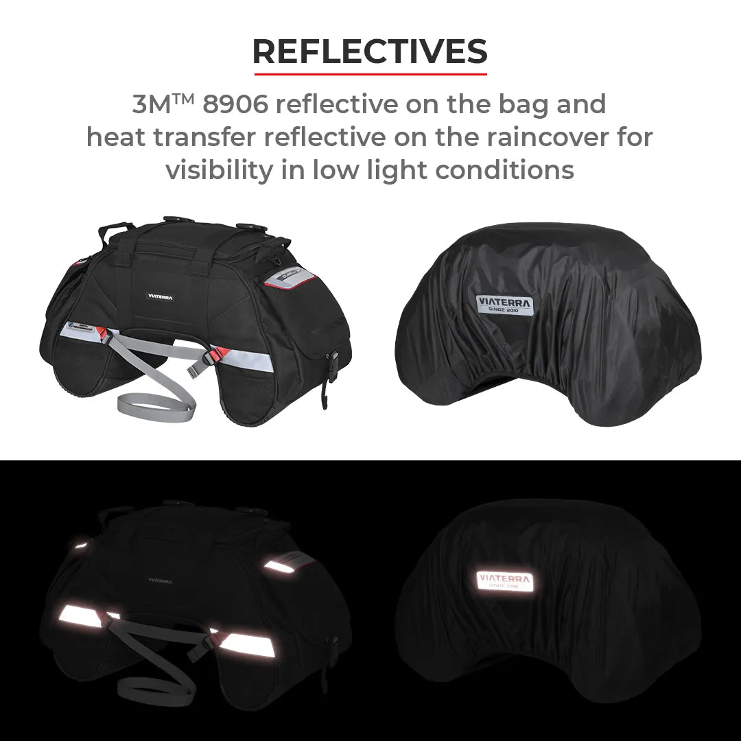 VIATERRA CLAW MINI - 100% WATERPROOF MOTORCYCLE TAILBAG (UNIVERSAL)