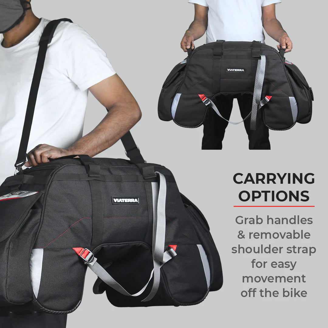 ViaTerra Claw - 100% Waterproof motorcycle tailbag (Universal)