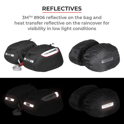 VIATERRA CONDOR SOLO - 100% WATERPROOF MOTORCYCLE SADDLEBAGS