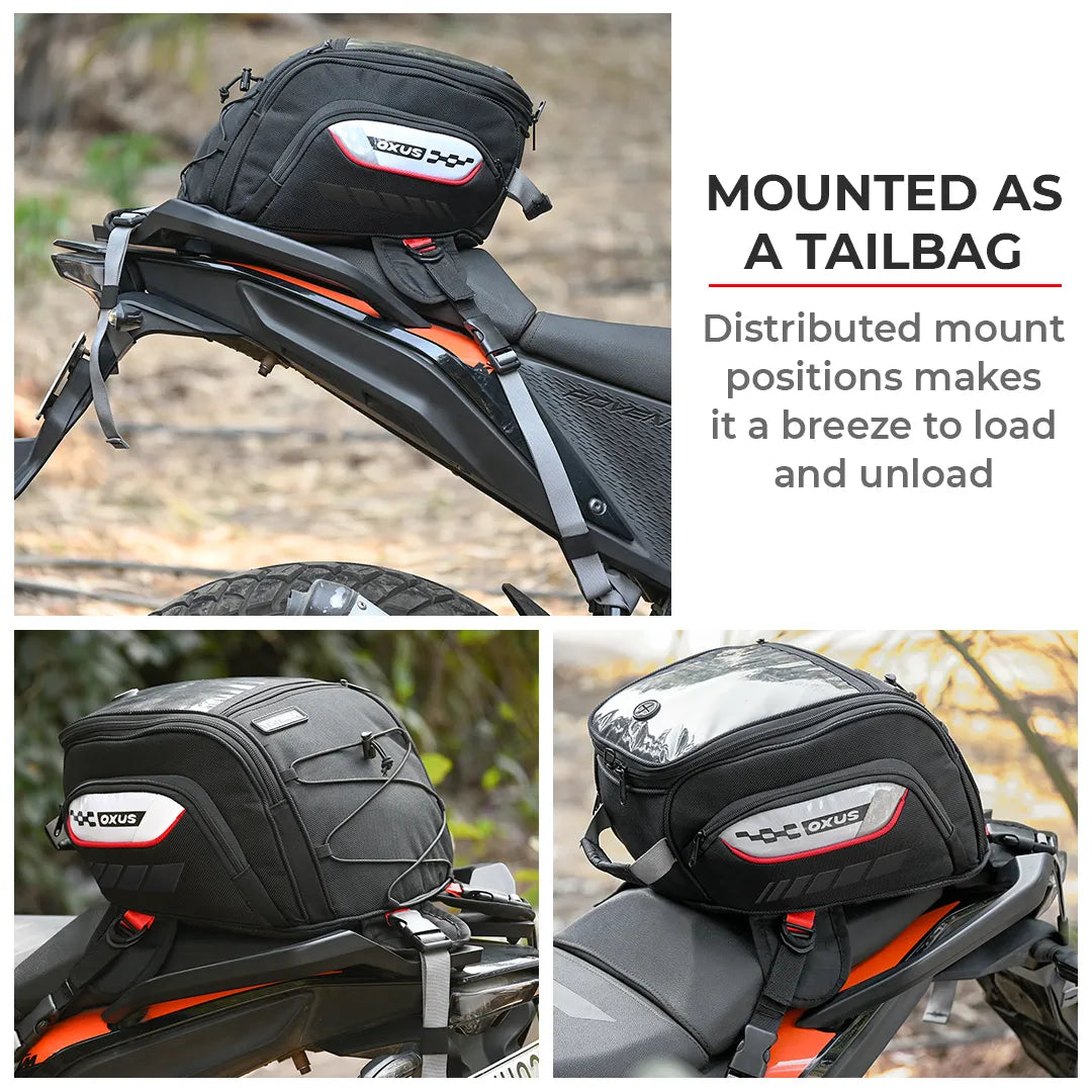 VIATERRA OXUS MAGNETIC MOTORCYCLE TANK BAG (MAGNET BASED)